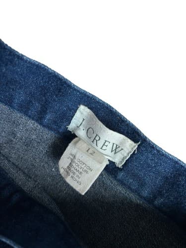 Vintage Y2K J Crew High Waisted Jeans Great Flattering Fit Waist 32” Dark Wash - Thumbnail 4