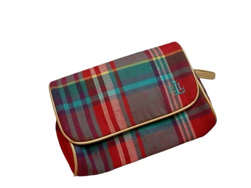 Cotton Pouch Makeup Bag Set Vera Bradley Ralph Lauren Mirror Multi Purpose - Thumbnail 2