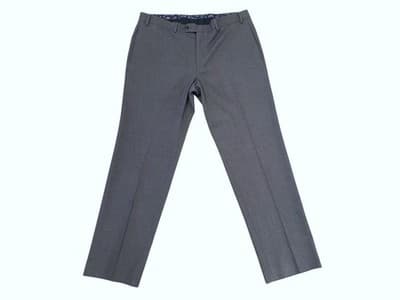36x30 Men’s RALPH LAUREN Gray Modern Fit Slacks Tapered Leg Pants Flat Front - Thumbnail 8