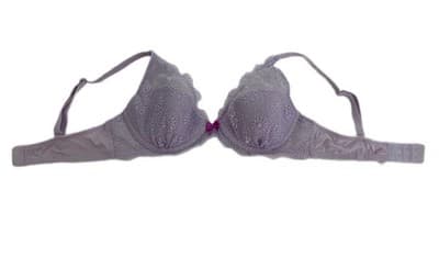 34B LA VIE EN ROSE Lavender Purple Coquette Fairycore Lace Lingerie Bra Pink Bow - Thumbnail 6