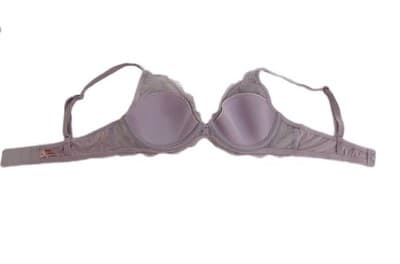 34B LA VIE EN ROSE Lavender Purple Coquette Fairycore Lace Lingerie Bra Pink Bow - Thumbnail 2