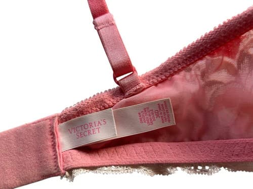 Dream Angel Lined Demi 36D Victorias Secret Stunning PEACH CORAL Volup Blush Bra - Thumbnail 6