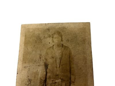 Antique African American Postcard Woman Vintage Old - Thumbnail 5