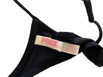 34C Victorias Secret Soft Black Bra Smooth Cups Wear Everywhere Push Up Lingerie - Thumbnail 5