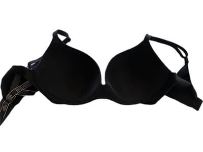 32DD Incredible Lined Demi Victorias Secret Soft Black Volup Bra Smooth Cups - Thumbnail 2
