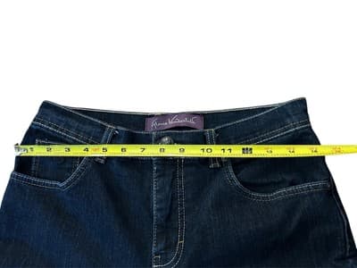 Gloria Vanderbilt Denim Blue Jeans Size 6 Average Dark Wash Pants - Thumbnail 3