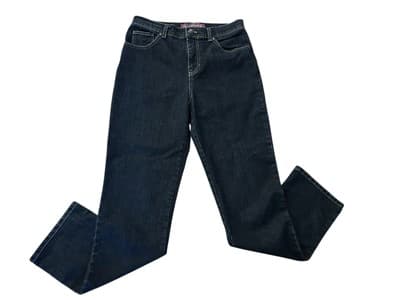 Gloria Vanderbilt Denim Blue Jeans Size 6 Average Dark Wash Pants - Thumbnail 2