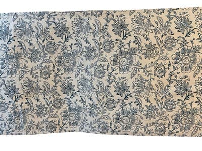 April Cornell 100% Cotton Teal Green Table Runner Beige Cream Modern Farmhouse - Thumbnail 7
