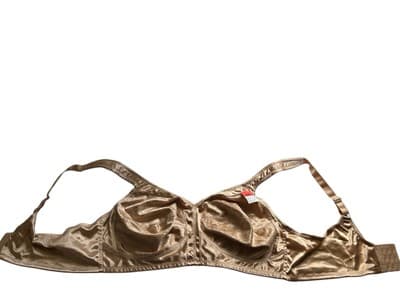 24/7 Comfort NWT New Bra 44C Shiny Beige Bra Bralette Wireless No Wire Lingerie - Thumbnail 2