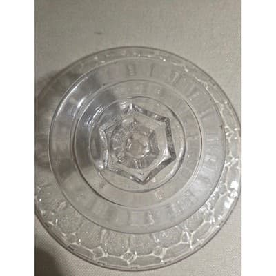Vintage Princess House Fantasia Pedestal Cake Stand Plate 10" Manganese Glow - Thumbnail 4