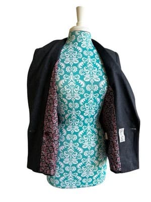 Vintage Women’s Jacket By Glen Aire Paisley Lining Double Breasted 1980’s Blazer - Thumbnail 9