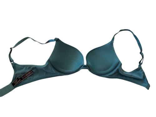 Victorias Secret Bra Very Sexy 32B Teal Lingerie Green Push-up So Obsessed - Thumbnail 5