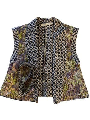 MARIE OLIVER WOMEN’S QUILTED COTTON VEST WITH BELT SMALL - Thumbnail 7