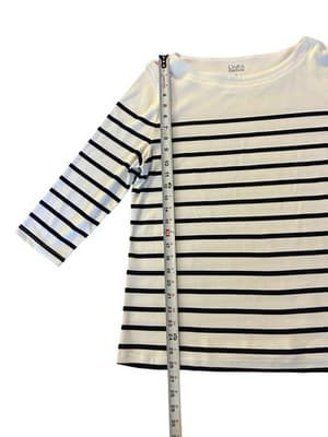 Croft & Barrow Size Large Soft 100% Cotton 3/4 Sleeves Top Blouse Shirt Women’s - Thumbnail 3
