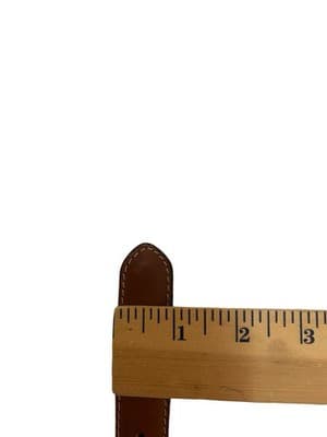 S FOSSIL Vintage Y2K Women’s Patchwork Stitched Boho Prairie Peasant Brown Belt - Thumbnail 6