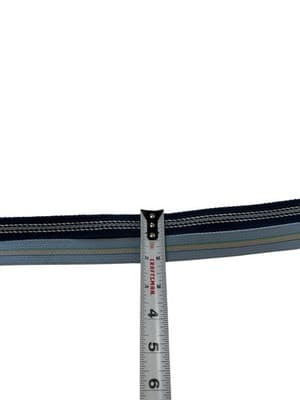 Women’s Vintage Cotton Belt Set Of 2 Preppy Blue Pastel Spring Summer Skinny 38 - Thumbnail 4