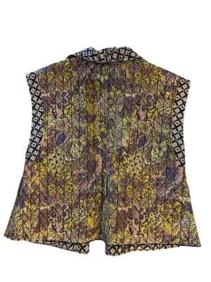 MARIE OLIVER WOMEN’S QUILTED COTTON VEST WITH BELT SMALL - Thumbnail 8