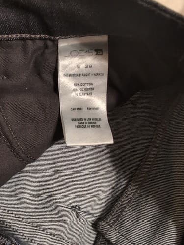 Joes Jeans Women 29 Blue Dark Wash The Brixton Straight Leg Mid Rise Stretch - Thumbnail 3