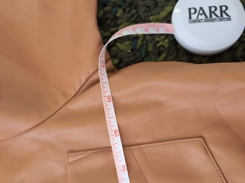 SIMON MILLER Vegan Leather Button Up Shirt Women's Pocket Small S Designer Camel - Thumbnail 10