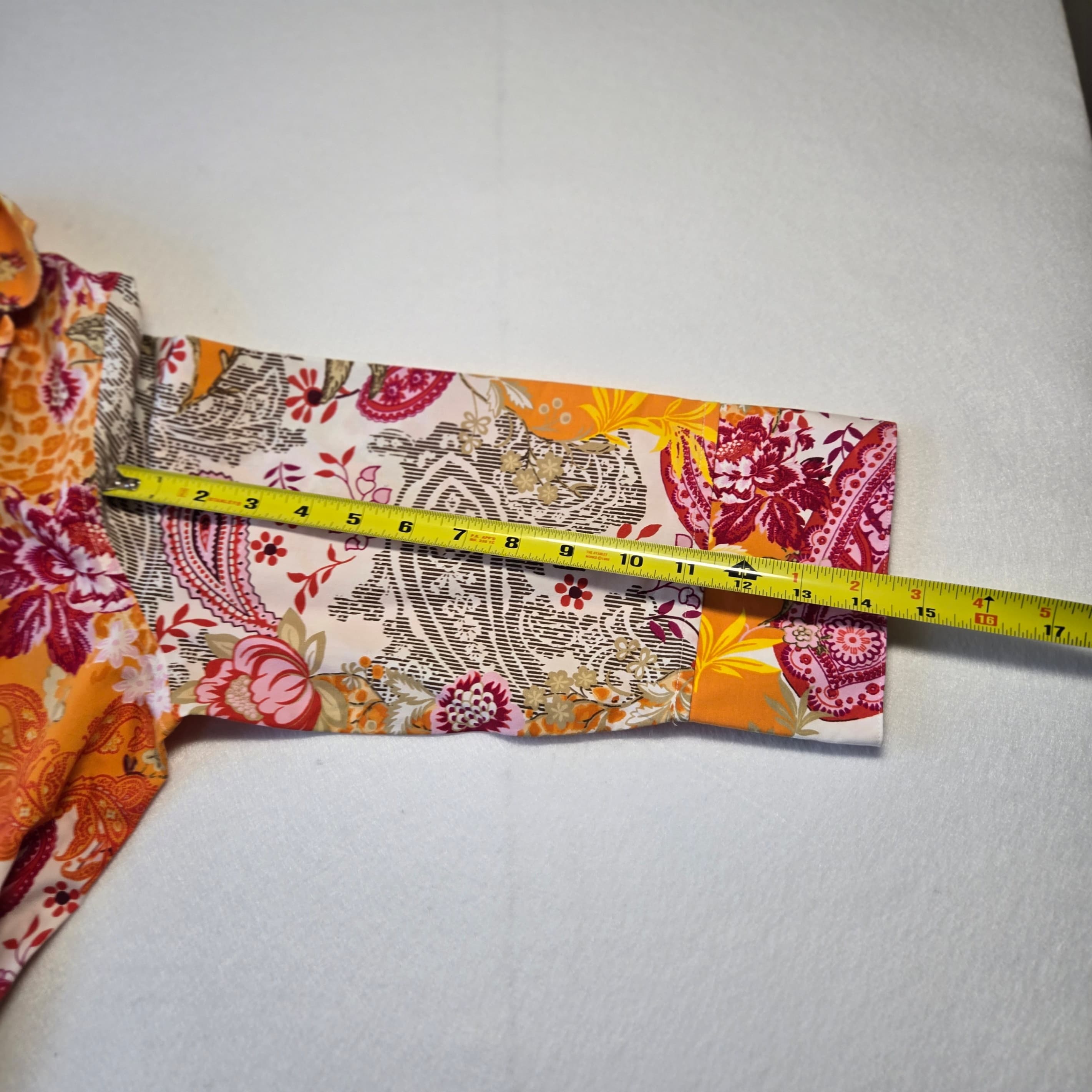 Chicos Colorful Paisley Floral Button-Up Shirt - Thumbnail 2