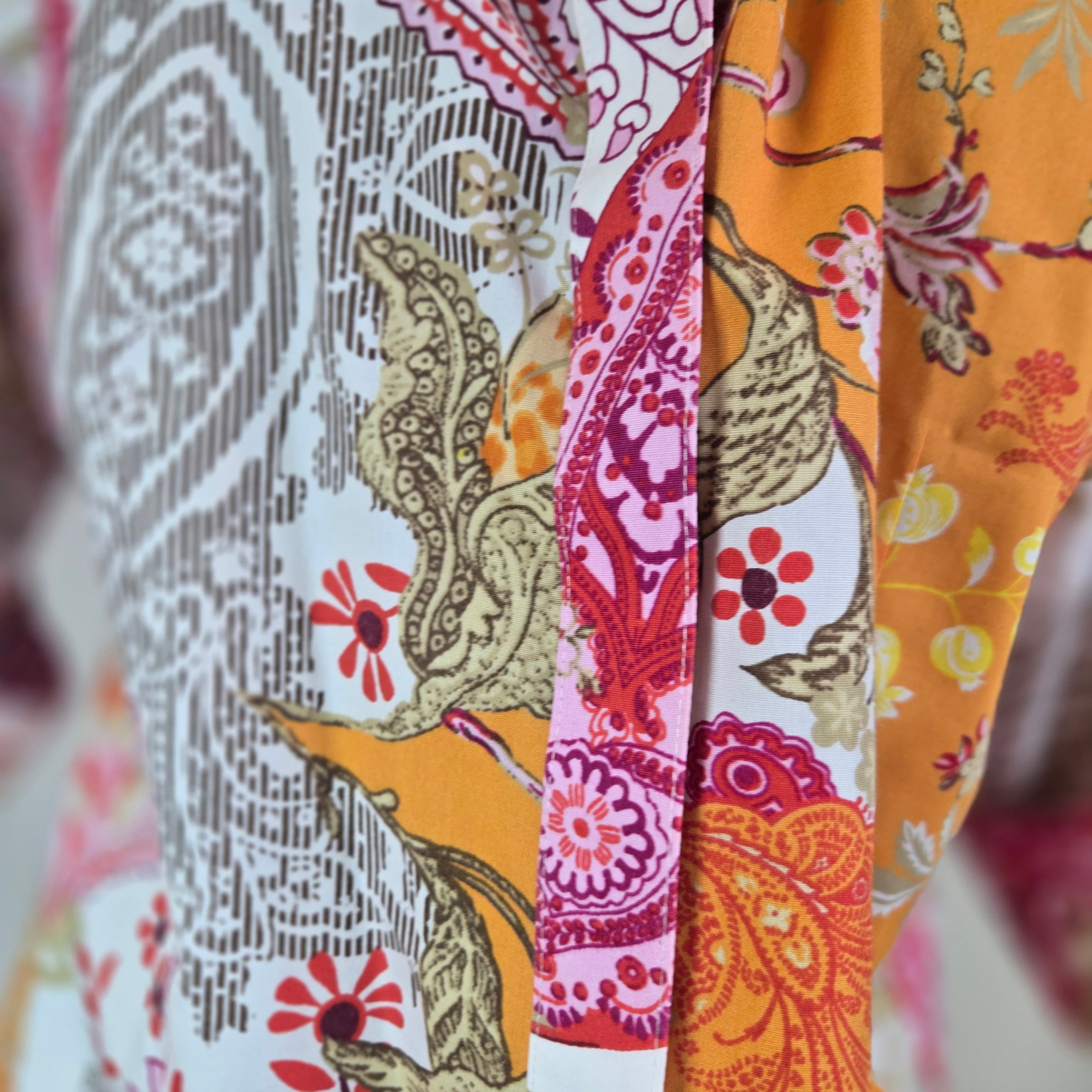 Chicos Colorful Paisley Floral Button-Up Shirt - Thumbnail 7