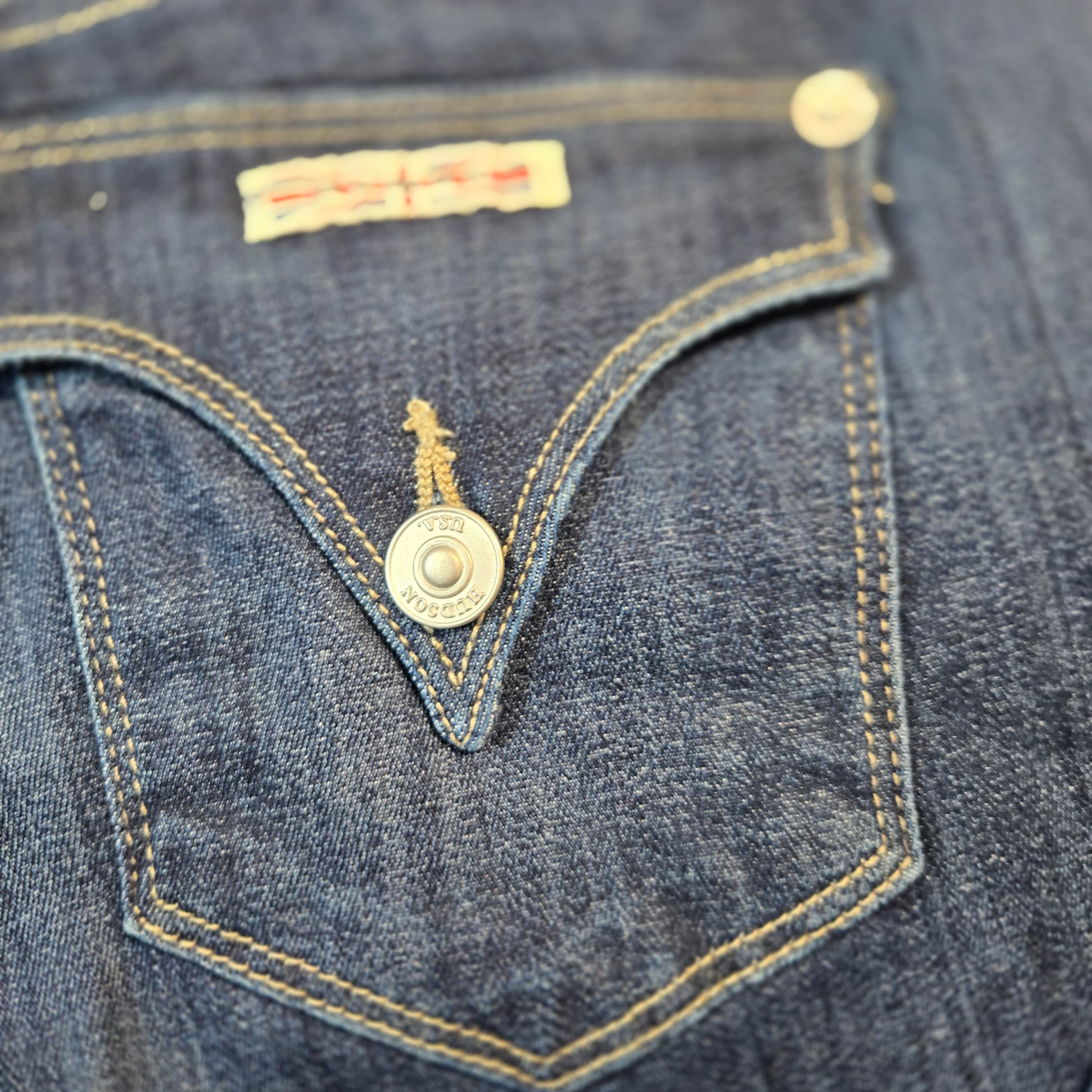 Hudson Women's Denim Jeans with Flap Pockets - Thumbnail 3