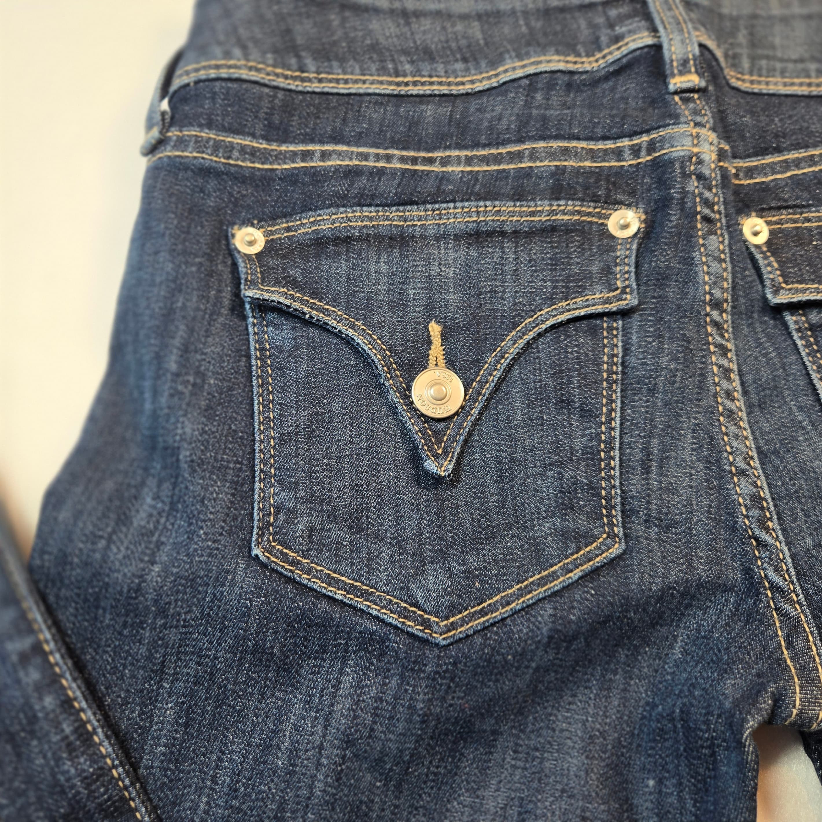 Hudson Women's Denim Jeans with Flap Pockets - Thumbnail 2