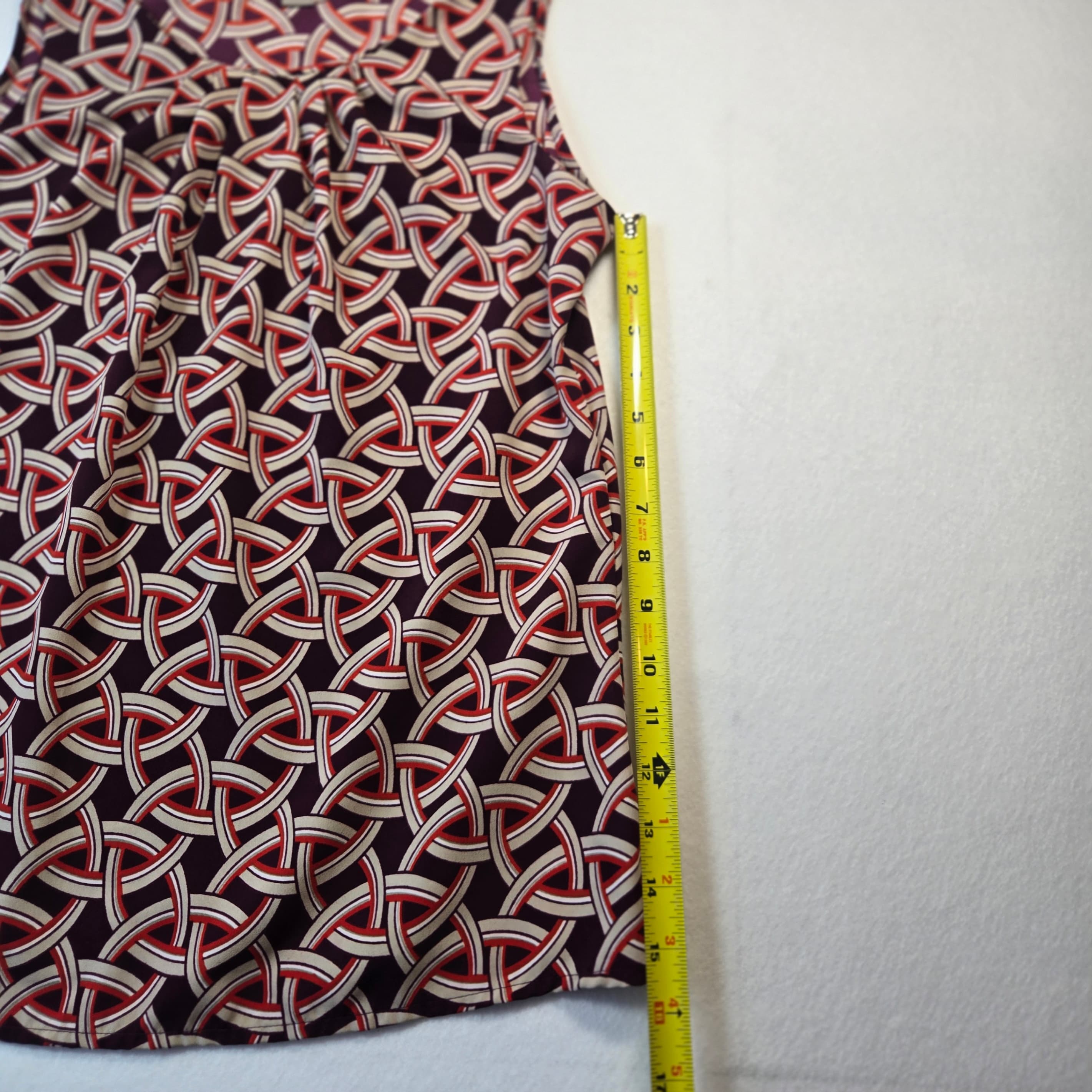 Banana Republic Geometric Pattern Sleeveless Top Size M - Thumbnail 5
