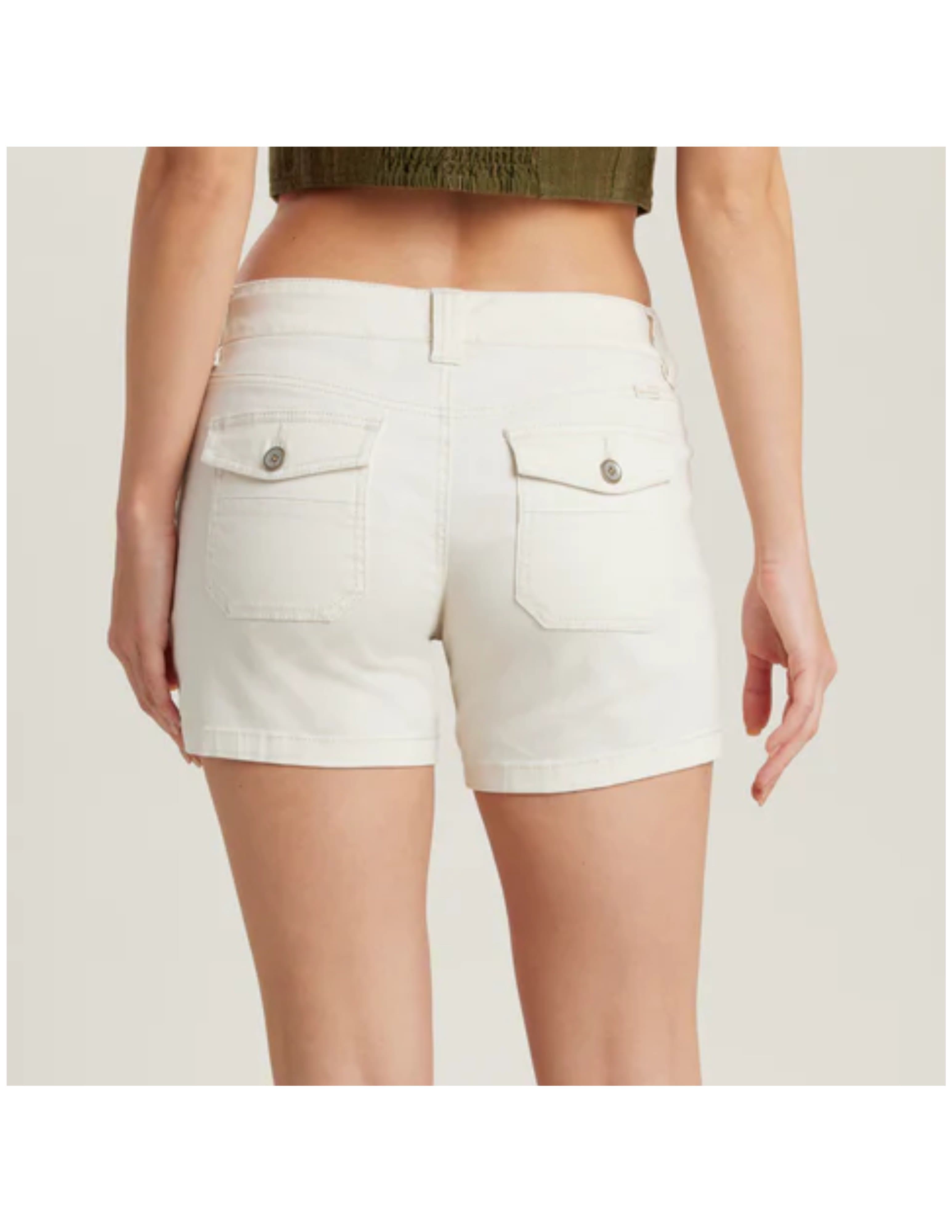 Union Bay 5” Short Darcy Stone Cargo Shorts Size 13 34W NWT Sealed in Bag