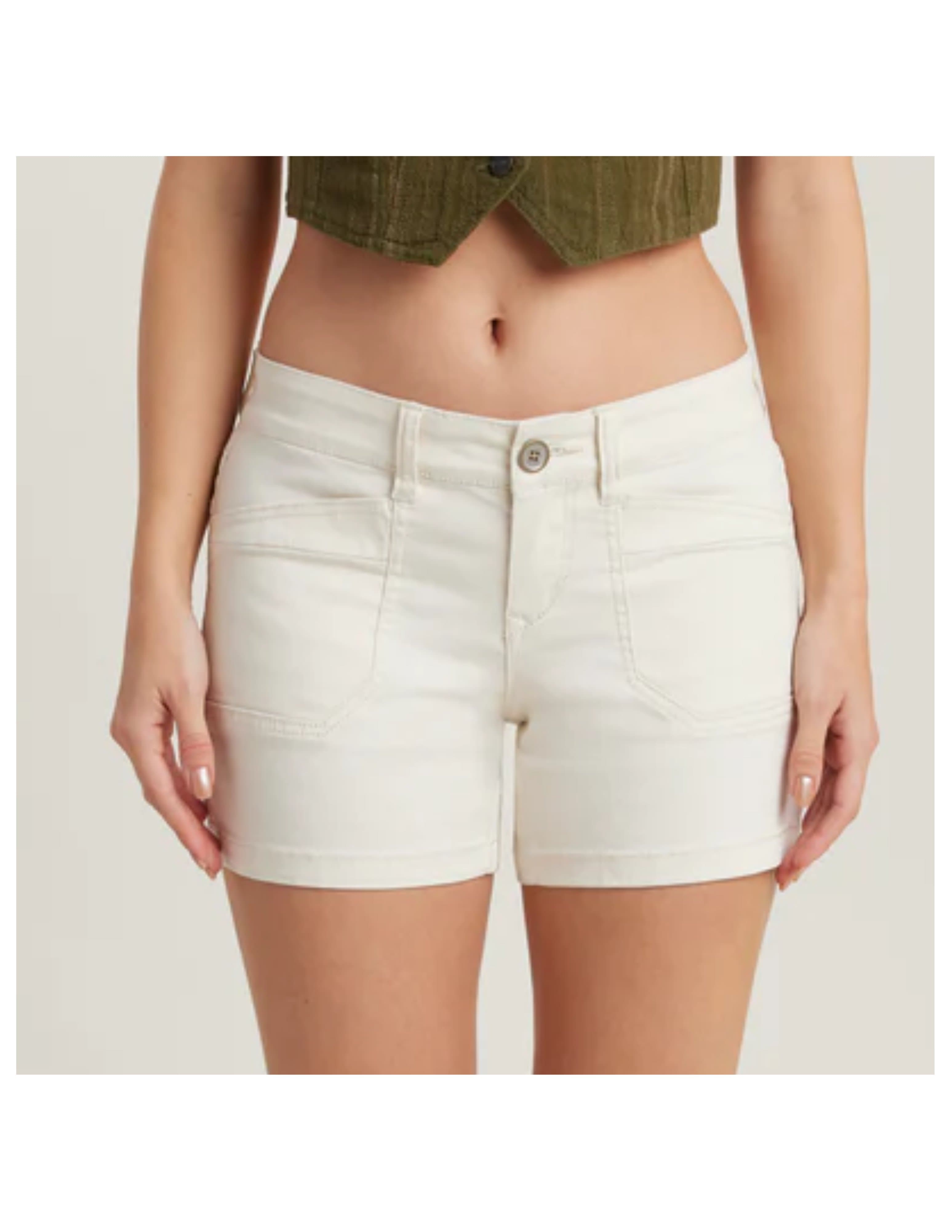 Union Bay 5” Short Darcy Stone Cargo Shorts Size 13 34W NWT Sealed in Bag - Thumbnail 2