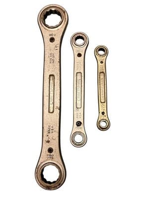VTG 3pc Craftsman 12pt SAE Ratchet Double Box End Wrench Set 1/4"– 3/87/8" ✭USA✭ - Thumbnail 2