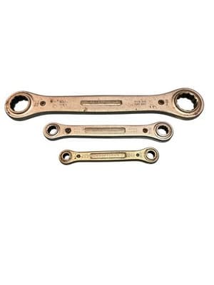 VTG 3pc Craftsman 12pt SAE Ratchet Double Box End Wrench Set 1/4"– 3/87/8" ✭USA✭