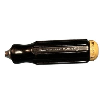 Snap On-Magna Tip, Stubby, 1/4” Hex-Driver Handle, Good “Vintage” Condition-USA- - Thumbnail 4