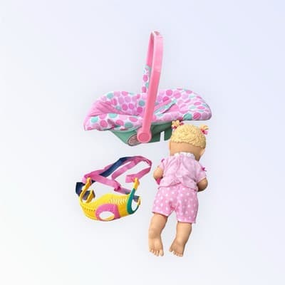 2006 Hasboro Baby Alive Sip N Slurp Doll Blonde Hair Pretend Play - Thumbnail 3
