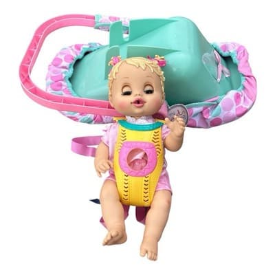 2006 Hasboro Baby Alive Sip N Slurp Doll Blonde Hair Pretend Play - Thumbnail 7