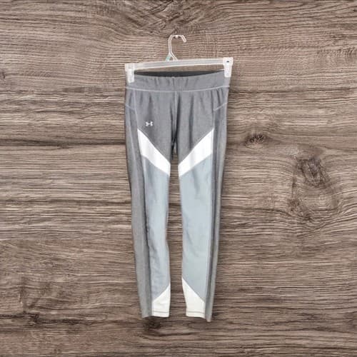 Under Armour Women's HeatGear Color Blocked Ankle Crop Size M - Thumbnail 3