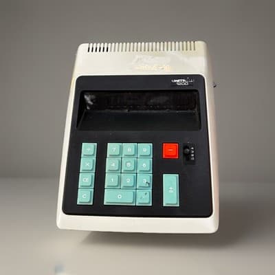 RARE VINTAGE UNITREX 1200 BUSINESS CALCULATOR MADE IN JAPAN Working