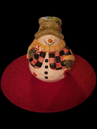 Homes For Holiday Snowman Cookie Jar