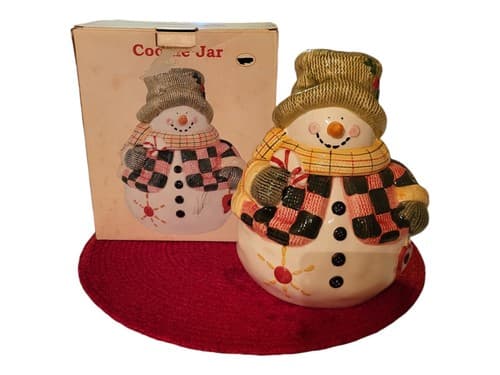 Homes For Holiday Snowman Cookie Jar - Thumbnail 2