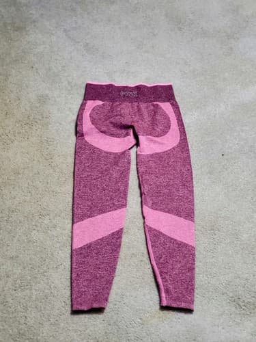 PINK Victoria’s Secret Size XS Pink Seamless Leggings High Waist Full Length - Thumbnail 2