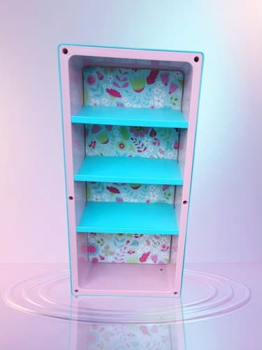 My Life 2 doll stackable beds blue butterfly headboard & Wardrobe For 18' Doll - Thumbnail 5