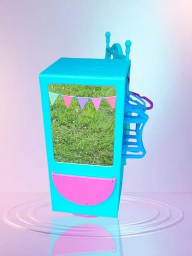 My Life 2 doll stackable beds blue butterfly headboard & Wardrobe For 18' Doll - Thumbnail 2