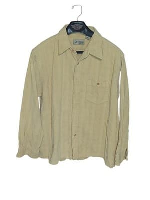 80's Corduroy Haband Mens XL Long Sleeve Button Collared Textured Shirt EUC - Thumbnail 2