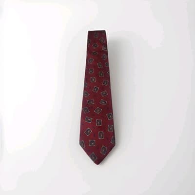 Aquascutum Vintage Luxury 100% Silk Tie, Hand Made In London. - Thumbnail 7