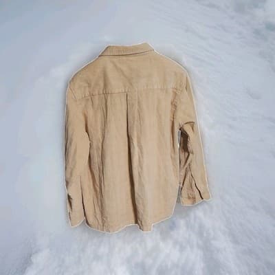 80's Corduroy Haband Mens XL Long Sleeve Button Collared Textured Shirt EUC - Thumbnail 5