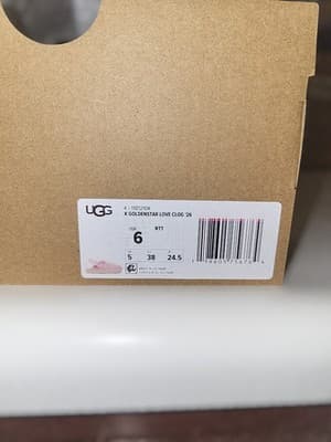 UGG Love '26 Goldenstar Clog Rosetta - Size 6Y-8Women Authentic - Thumbnail 7