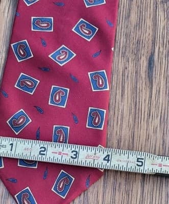 Aquascutum Vintage Luxury 100% Silk Tie, Hand Made In London. - Thumbnail 5