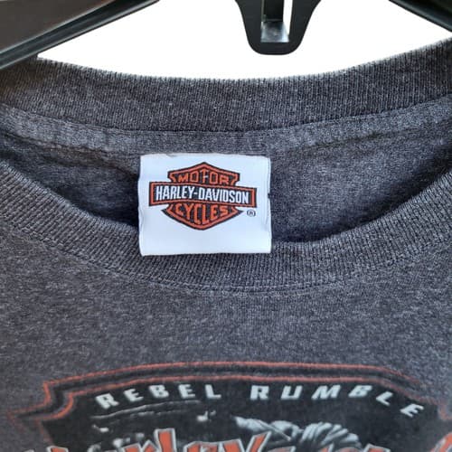 Vintage Harley Davidson Shirt Men’s L Gray Sleeveless - Thumbnail 5