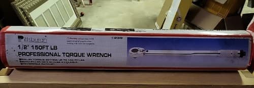 Pittsburgh Professional 239 1/2-inch Drive Click Stop Torque Wrench