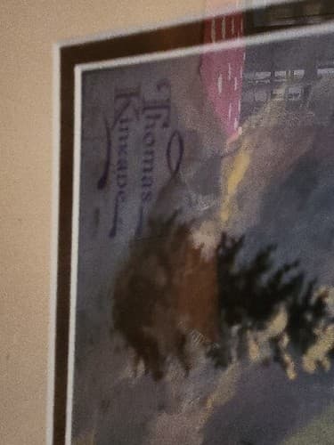 Thomas Kinkade Moonlit Village Library Edition Home Interiors RARE - Thumbnail 6